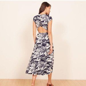 Reformation Gavin Dress in Blue